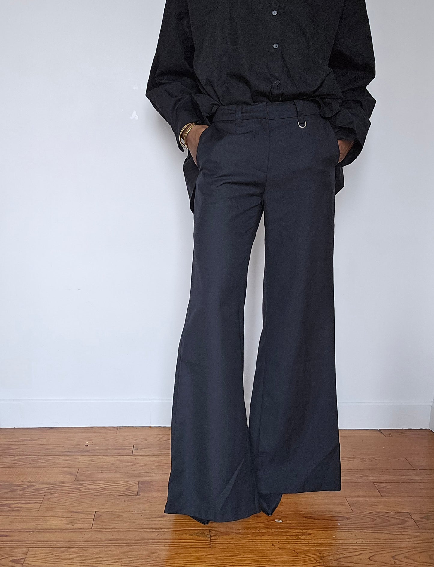 Zipped pants suits