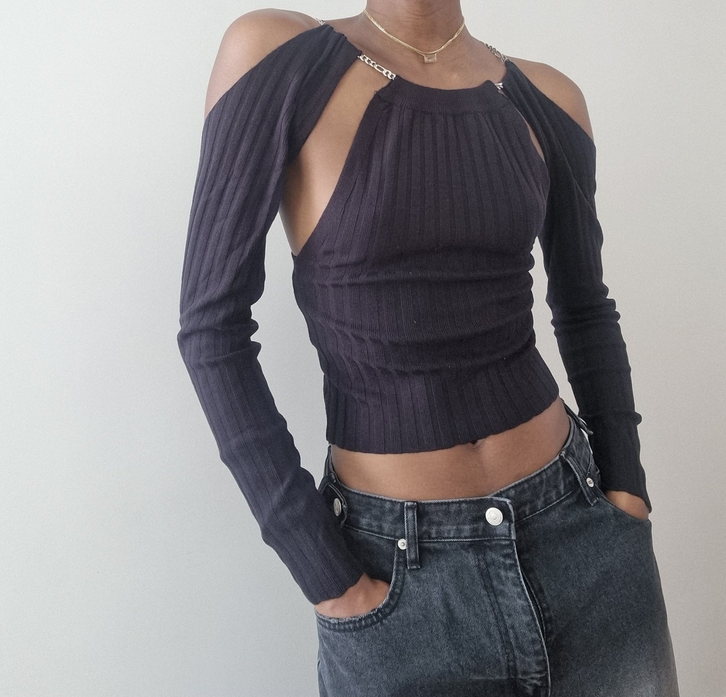 Knit top chain