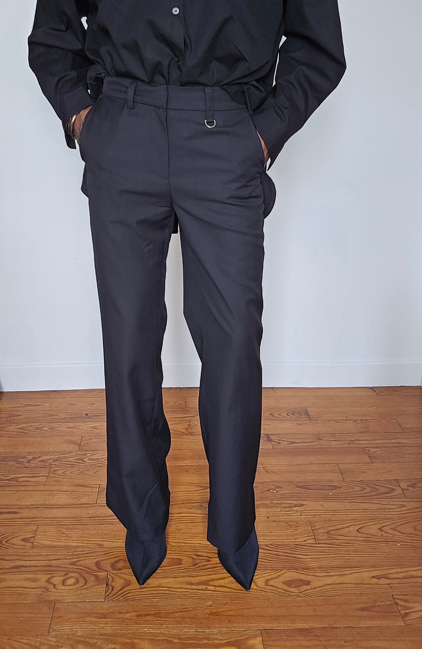 Pantalon de costume zippé