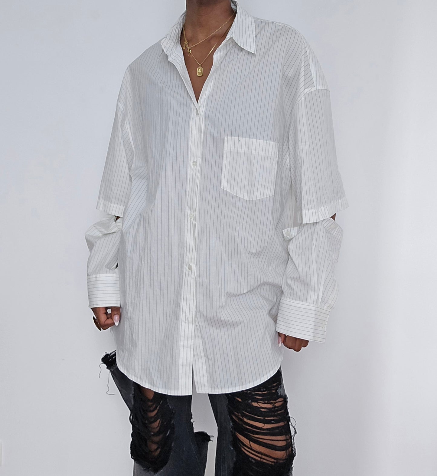 Chemise oversize versatile