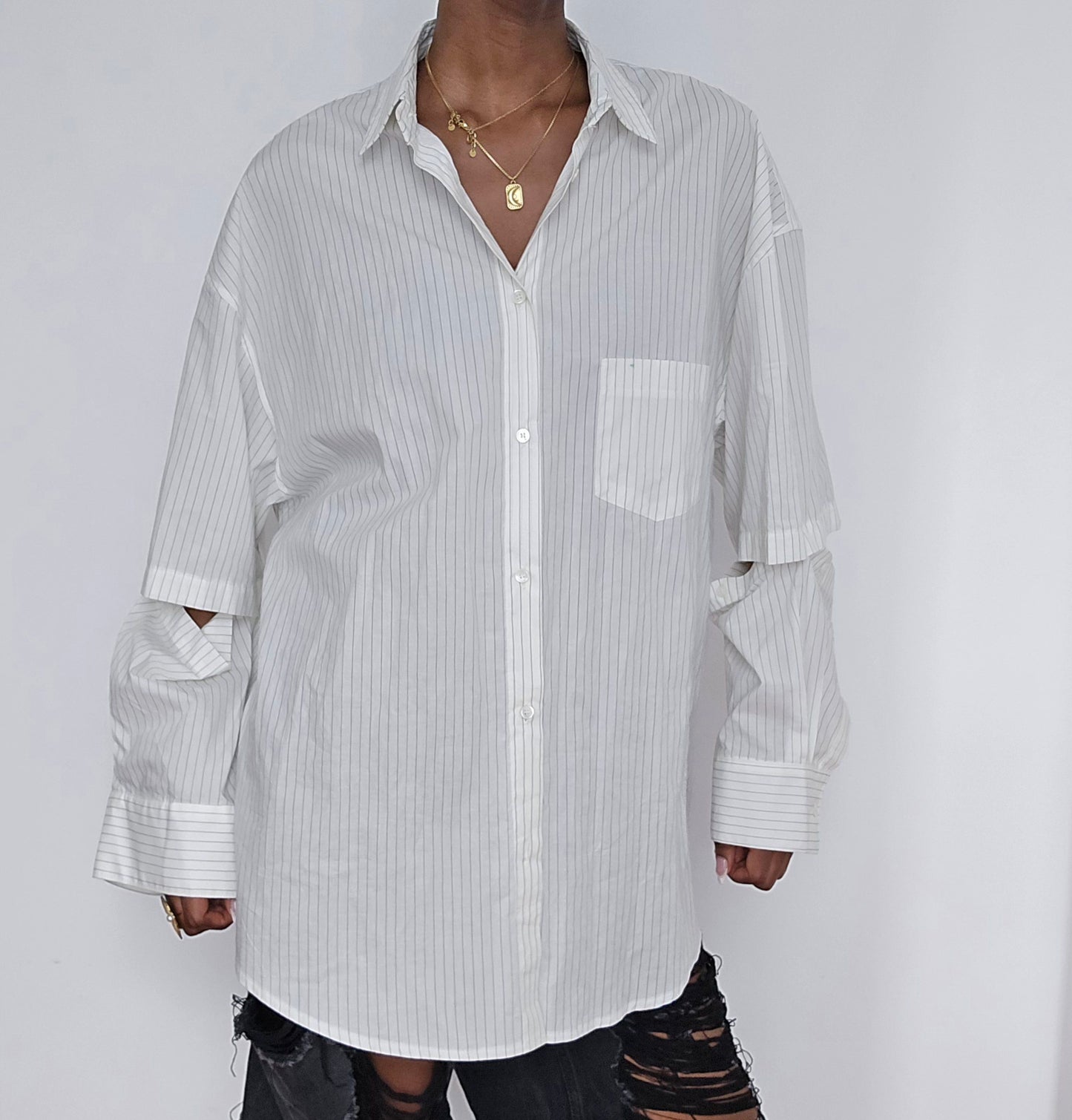 Chemise oversize versatile